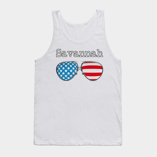 AMERICA PILOT GLASSES SAVANNAH Tank Top by SAMELVES